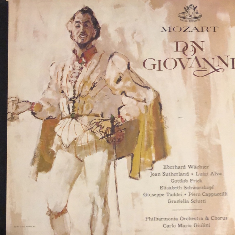 Mozart Don Giovanni Perf. By Philharmonia Orchestra Quadruple Vinyl Lp Set